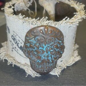 Fringed Fabric Bracelet